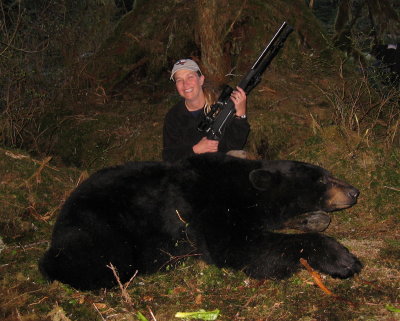 Shanna with her Prince William Sound Black Bear