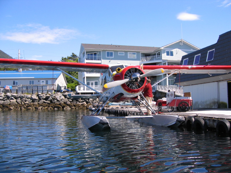 DeHaviland Beaver docked in Sitka.
